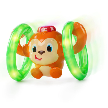 Interaktywna zabawka malpka Bright Starts Roll & Glow Monkey 6-36m (74451521810)