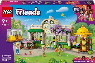 Конструктор LEGO Friends Кавʼярня з рослинами і квіткова крамниця 1138 деталей (42671)