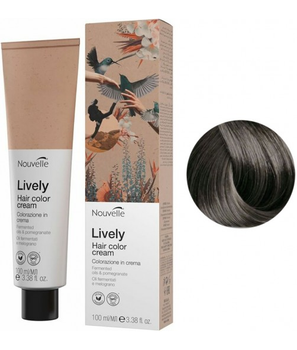 Краска без аммиака Nouvelle Lively Hair Color 7.11 Блондин интенсивный пепельный 100 мл