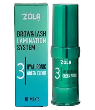 Состав для ламинирования ZOLA Color Lab 03 Hyaluronic Green Elixir 10 мл