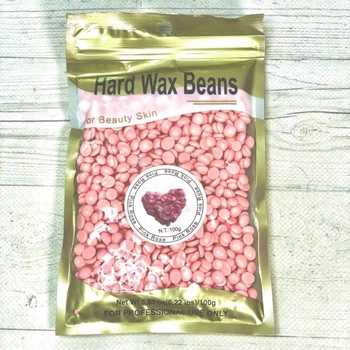 Воск горячий в гранулах Hard Wax Beans 100 гр (Роза)