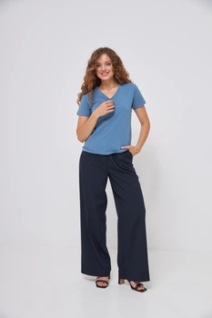 Брюки палаццо класичні Wear me XS Синій (2_25_153_12869)