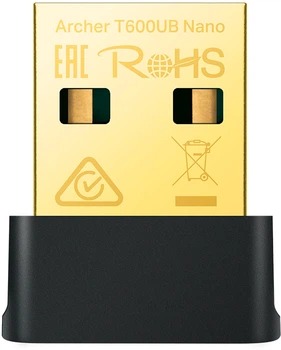 Wi-Fi/Bluetooth адаптер TP-LINK Archer T600UB Nano WiFi5 / AC600 / Bluetooth 4.2