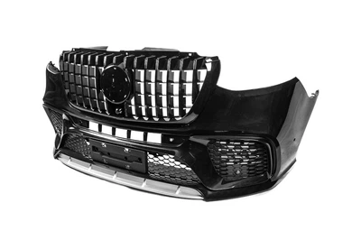 Передній бампер з решіткою V1 (AMG) для Mercedes Sprinter W907/W910 2018- рр