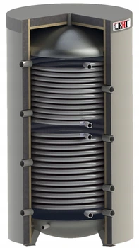 Буферная емкость КНТ PS-C-02-500-GP-PS c 2 теплообменниками