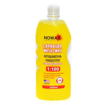 Автошампунь Nowax Carnauba Wash & Wax концентрат карнаубский воск 1л STM01647