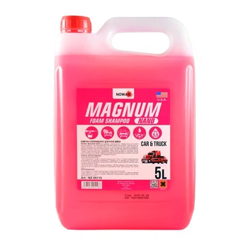Автошампунь NOWAX MAGNUM NANO FOAM SHAMPOO NX05118 суперконцентрат 5 л STM02087