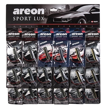 Освіжувач повітря рідкий листок AREON "SPORT LUX" MIX на планшеті 5мл