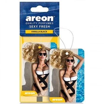 Освіжувач повітря AREON сухий листок Sexy Fresh Vanilla Black V09634