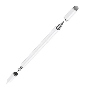 Стілус - ручка XO ST-10 (3in1) touch-sensitive Capacitor Pen для письма та малювання для Android, Windows, IOS Білий