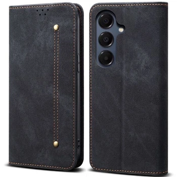 Чехол-книжка с кармашками UniCase Jeans Wallet для Samsung Galaxy S25 FE (S731) - Black