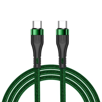 Кабель XON SmartCable Type-C - Type-C PD 100W 2м MaxCharge (SC302C1W2G 3343) Зеленый
