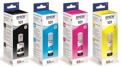 Набір чорнил Epson L4xxx/L6xxx SET101 BK/C/M/Y 3 шт х 70 мл 1шт х 127 мл