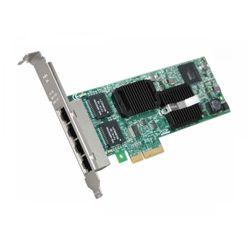 Сетевая карта Intel ET Quad 4x RJ-45 1Gbps (Intel 82576) PCI-Ex8 3U Full height Б/У