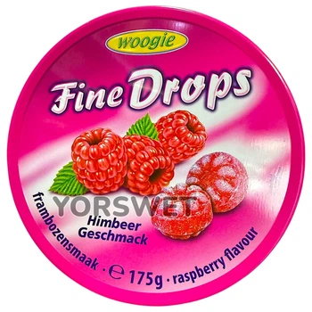 Льодяники Woogie Fine Drops Raspberry Малина 175 г (0662)
