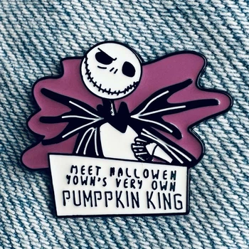 Значок пін The Nightmare Before Christmas (Jack Skellington Pumppkin King)