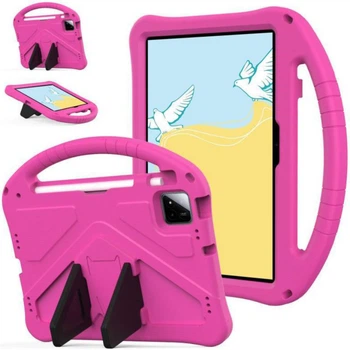 Чехол - накладка Kids with Stand для Xiaomi Pad 7 / 7 Pro с ручкой pink