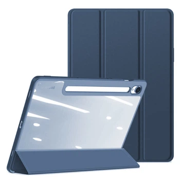 Чехол - книжка Glass Magnet Flip Cover для Samsung Tab S10 FE+ blue