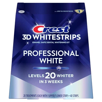Полоски для отбеливания зубов Crest 3D Whitestrips Profesional White Упаковка 20 пар
