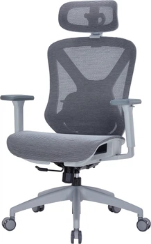 Кресло компьютерное офисное эргономичное OfficePro Atlas Gray/Dark Gray (OC630-G-DG-DG)