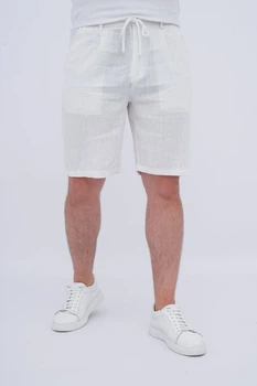 Шорты лен Trend Collection 1029-1 Белый (WHITE) M