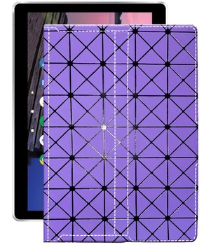Чохол з екошкіри для планшету Bravis NB108 10.1 4G Фіолетовий ромб