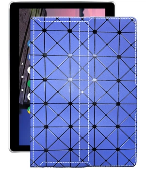 Чохол з екошкіри для планшету Bravis NB108 10.1 4G Синій ромб