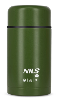 Termos obiadowy NILS CAMP NC3802 1000 ml Zielony (5908261682483)