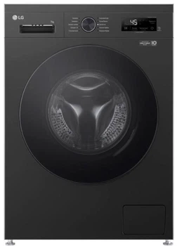 Стиральная машина LG серии 6 Motion™ Steam™ F2Y1HS5J, фронтальная, узкая, 44 см, 7 кг, 1200, A/A/B, 10 программ, дисплей, пар, инвертор, черный