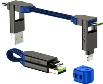 Кабель Rolling Square inCharge X 100W Синий (X02WR)