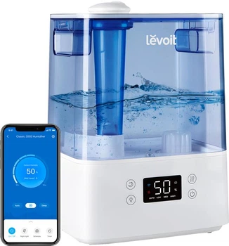 Зволожувач повітря Levoit Classic 300S Blue з дистанційним керуванням, ультразвуковий, до 50 м²