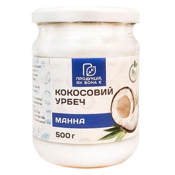 Урбеч кокосовый (паста, манна) 500 мл