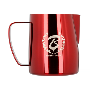 Dzbanek do mleka Barista Space ze stali nierdzewnej czerwony 350 ml (9331543731337)