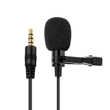 Микрофон петличный XO MKF01 3.5 мм mini-jack(11731),