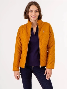 Куртка демісезонна жіноча коротка U.S. Polo Assn 669257159 XS Помаранчева (1159840796)