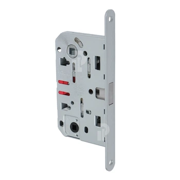 Врезной магнитный замок WC AGB Mediana Polaris XT, 96/50 мм, матовый хром (B06102.50.34)