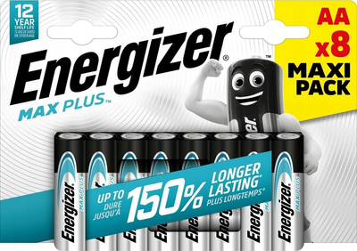Набір батарейок Energizer Industrial Alkaline AA / LR6 1.5 В 8 шт. (7638900437362)