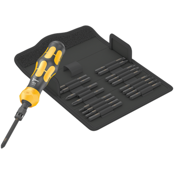 Ударно-поворотная отвертка Wera Kraftform Kompakt 900 Set 1 16 ед. (05018110001)