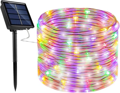 Электрогирлянда на солнечной батарее 10м 100 led 8 режимов