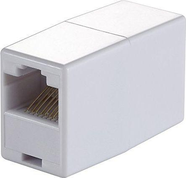 Adapter LogiLink MP0031 RJ45 - RJ45 White (4052792027785)