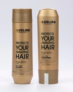 Набір кератиновий шампунь та кондиціонер Luxliss Keratin Smoothing Daily Care 200/250 мл
