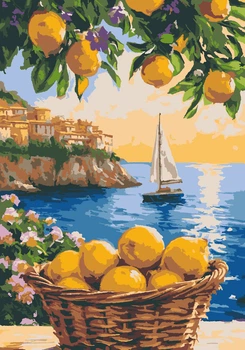 Картина по номерам "Лимонное лето" Riviera Blanca 28x40 см RB-1173