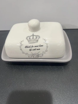 Маслянка керамічна Interos ZFC046 CR 1,25 л Корона