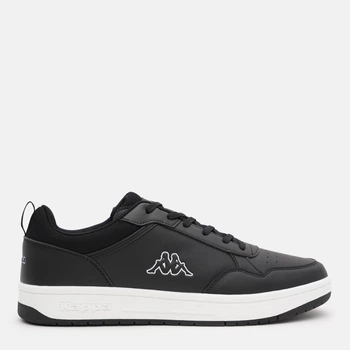 Мужские кеды низкие Kappa Frieder 95K0331001 43 28.2 см Black-White (4066893162139)