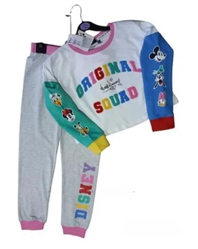 Пижама для девочек Primark Disney 122-128 см серая (2595808810)