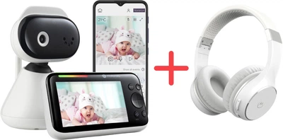 Видеоняня Motorola PIP1500 Connect + Наушники Motorola Moto XT220 White в подарок (5055497409022)