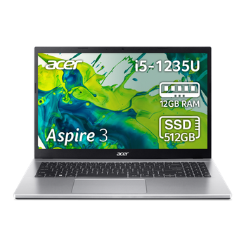 Ноутбук Acer Aspire 3 A315-59-55EX (NX.K6SEU.02B) Pure Silver / 15.6" WXGA / Intel Core i5-1235U / RAM 12 ГБ / SSD 512 ГБ 