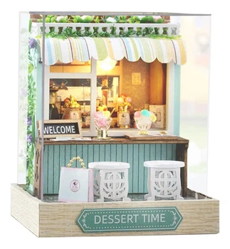 Румбокс Конструктор 3D Время десерта DIY Dessert Time без оригинальной коробки QT-086