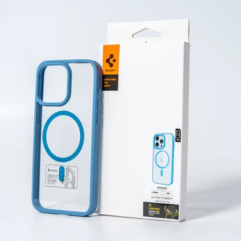 Чохол для смартфона Spigen AAA Magnetic Color for Apple iPhone 13 Pro Max Light Blue (SPGMGCOL13ProMaxLight)