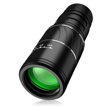 Тактический монокуляр БАК-4 16x52 черный для активного отдыха и туризма с фокусировкой